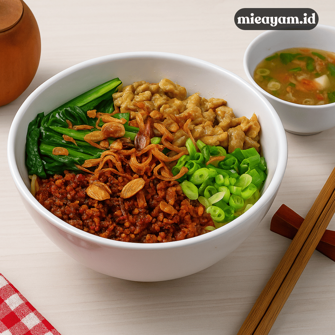 Resep Mie Ayam Chili Oil Pedas Gurih yang Lagi Viral