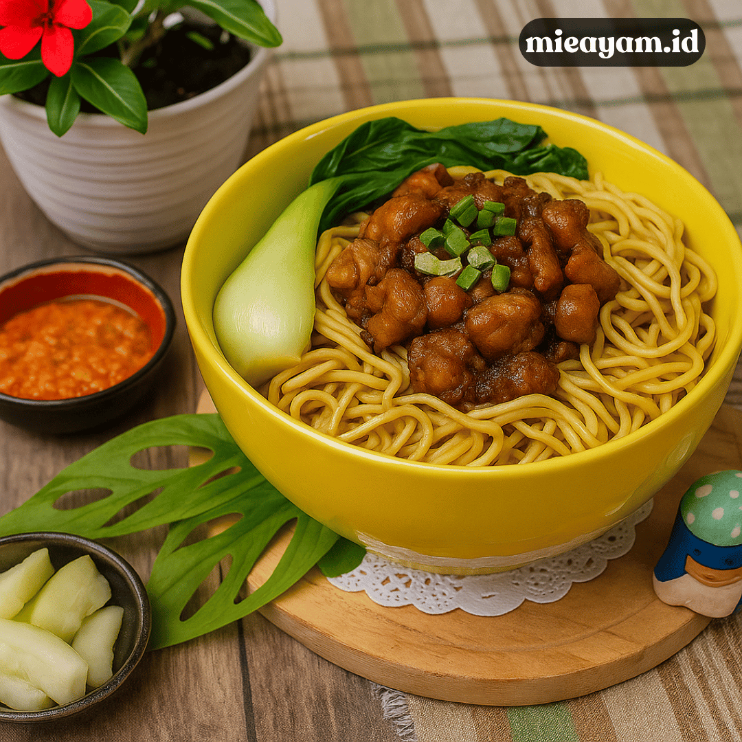Mie Ayam Bumbu Rempah, Kuahnya Bikin Hangat