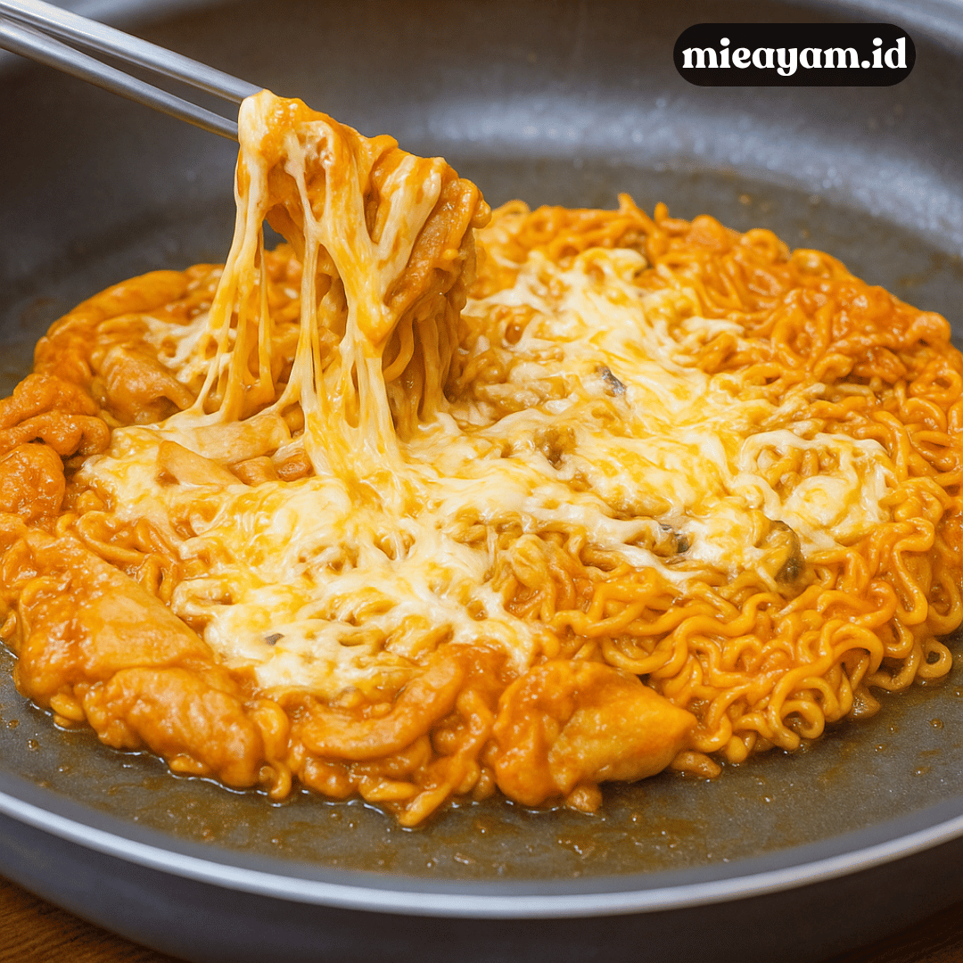 Resep Mie Ayam Keju Mozarella: Gurih, Lumer, dan Bikin Ketagihan!