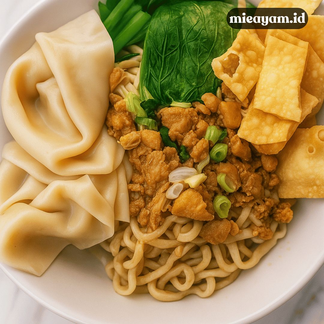 Mie Ayam Pangsit, Perpaduan Lembut dan Renyah