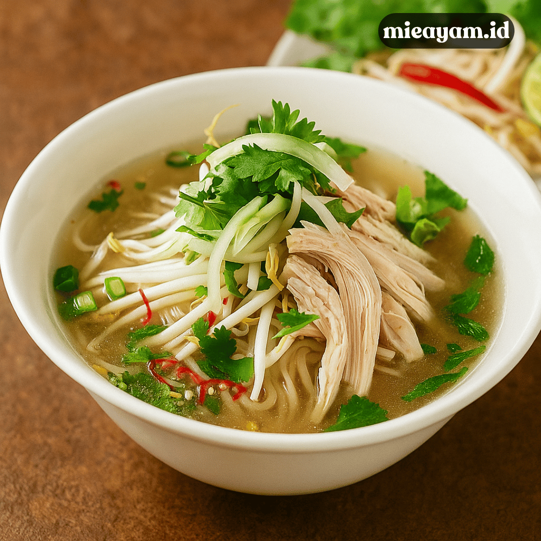 Mie Ayam Kuah Santan, Lembut dan Kaya Rasa