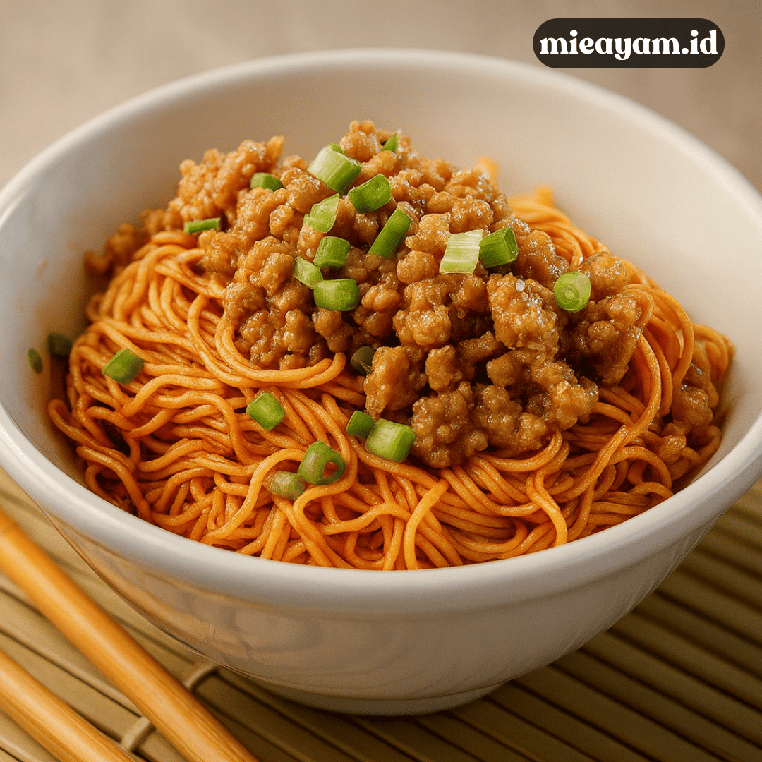 Mie Ayam Rica-Rica, Rasa Pedas Manado yang Nendang